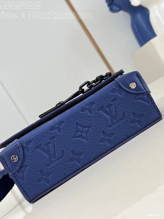 WIS Steamer LOUIS Wallet-18*11*6.5CM VUITTON Wearable 0801